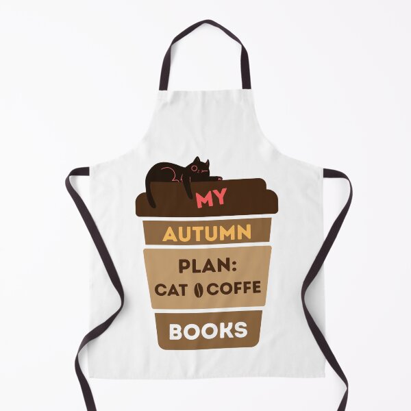 Item preview, My Autumn Plan: Cat, Coffe, Books designed and sold by SilexStudio.