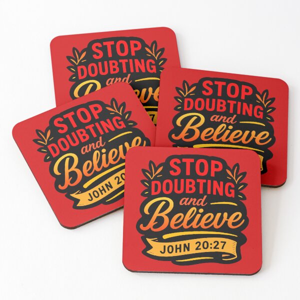 Item preview, John 20:27 Stop Doubting And Believe designed and sold by plushism.