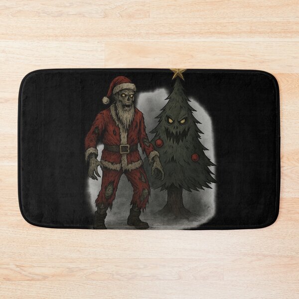 Item preview, Creepy Christmas – Zombie Santa & Evil Tree | Gothic Horror Holiday Art designed and sold by Trendora Studio.