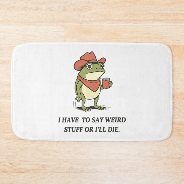 Item preview, Silly Vintage Humor Funny 90s Quote Frog Style designed and sold by JackyEstera.