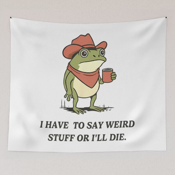 Artikelvorschau, Dummer Vintage Humor Lustiges 90er Zitat Frosch Stil entworfen und verkauft von JackyEstera.