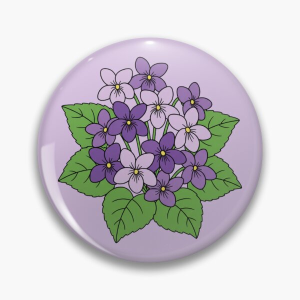Item preview, Violet Flowers Lesbian Symbol designed and sold by Sapphic-Charm.