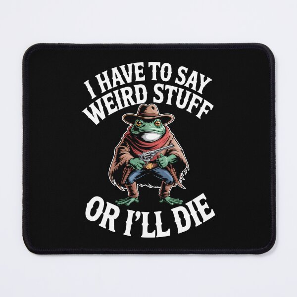 Item preview, Funny Vintage 90s Humor Style Quote Silly Frog designed and sold by JackyEstera.