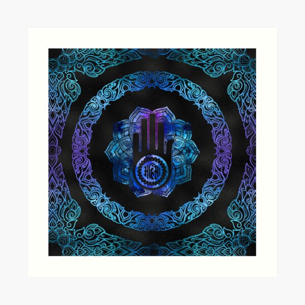 Jain Hand Art Print