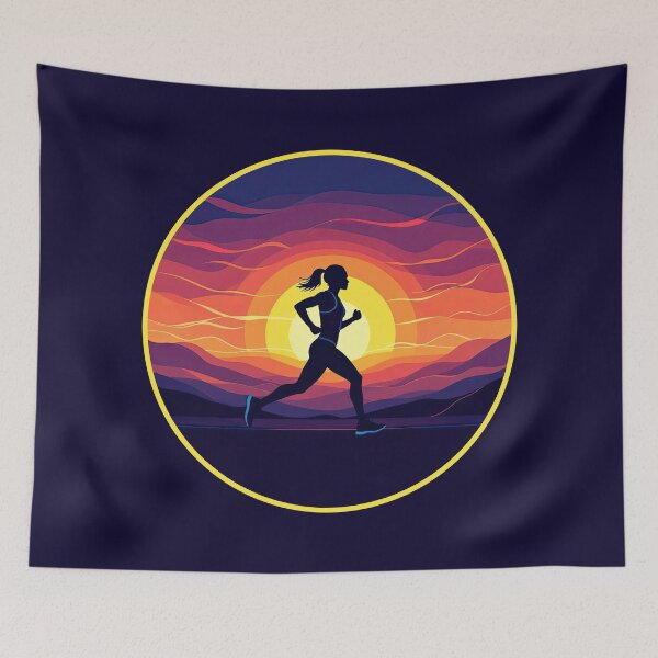 Item preview, Runner Logo designed and sold by Leslie Montgomery Art.