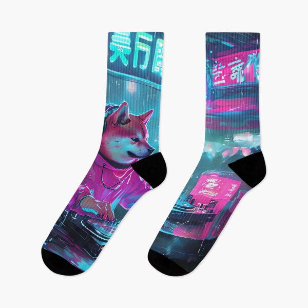 Item preview, Cyber Shiba Beats designed and sold by ONYX Pixee.