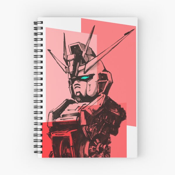 Item preview, Gundam head ink art red designed and sold by sabartgunpla.