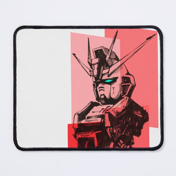 Item preview, Gundam head ink art red designed and sold by sabartgunpla.