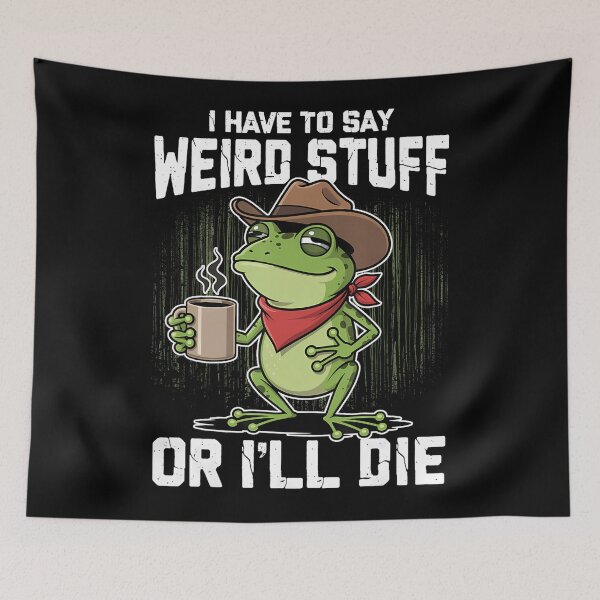 Item preview, Style Humor Frog Silly Vintage Funny 90s Quote designed and sold by JackyEstera.