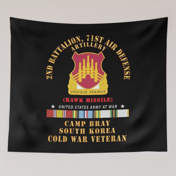 Item preview, Army - 2nd Battalion, 71st Artillery - Hawk -  Camp Bray, South Korea - Cold War Veteeran X 300) designed and sold by Military Insignia Products.