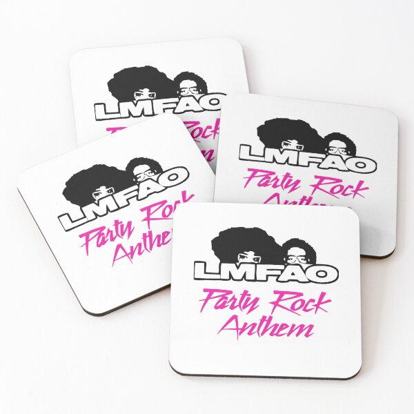 Item preview, LMFAOS Party Rock Anthem Retro Music Logo designed and sold by CMTomlinArt.
