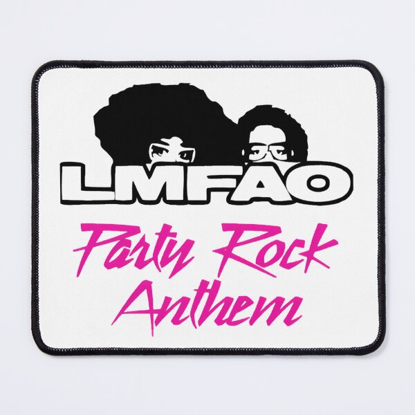 Item preview, LMFAOS Party Rock Anthem Retro Music Logo designed and sold by CMTomlinArt.