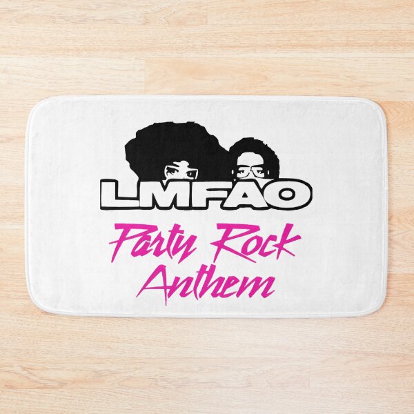 Item preview, LMFAOS Party Rock Anthem Retro Music Logo designed and sold by CMTomlinArt.