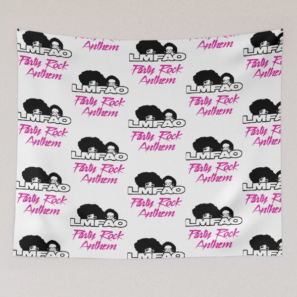 Item preview, LMFAOS Party Rock Anthem Retro Music Logo designed and sold by CMTomlinArt.