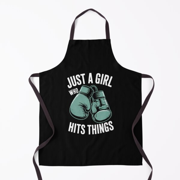 Item preview, Just a Girl who hits Things Boxing Punching designed and sold by Sea4Adventures.
