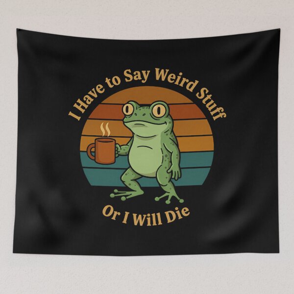 Item preview, 90s Style Quote Silly Frog Vintage Funny Humor designed and sold by JackyEstera.