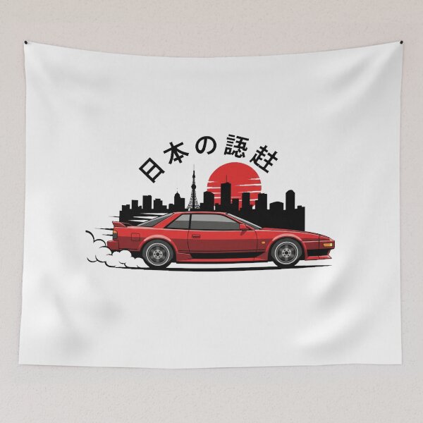 Item preview, Japanese Passion - Retro Pop-Up Headlight Sports Car Tokyo City Graphic designed and sold by nhstaruna.