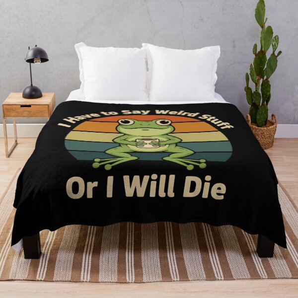 Item preview, 90s Frog Humor Style Vintage Funny Quote Silly designed and sold by JackyEstera.