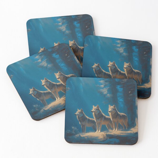Item preview, Wolf pack in a Forest designed and sold by PetsArt.