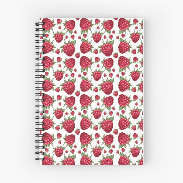 Item preview, Raspberry Pattern with Leaves – Botanical Art Illustration designed and sold by Dina Stoianova.