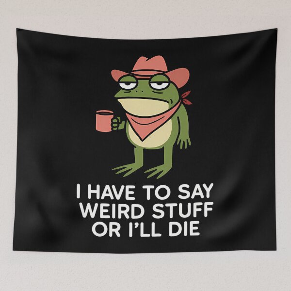Item preview, Style Frog Vintage Humor 90s Silly Quote Funny designed and sold by JackyEstera.