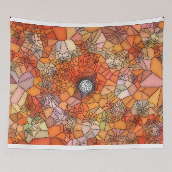 Item preview, Abstract Mosaic Stained Glass  designed and sold by Poetic Patterns Studio.