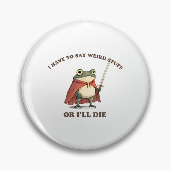 Item preview, Humor Vintage Style Frog Quote Silly 90s Funny designed and sold by JackyEstera.