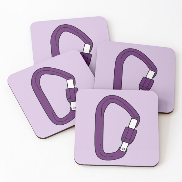 Item preview, Purple Carabiner Lesbian Symbol designed and sold by Sapphic-Charm.