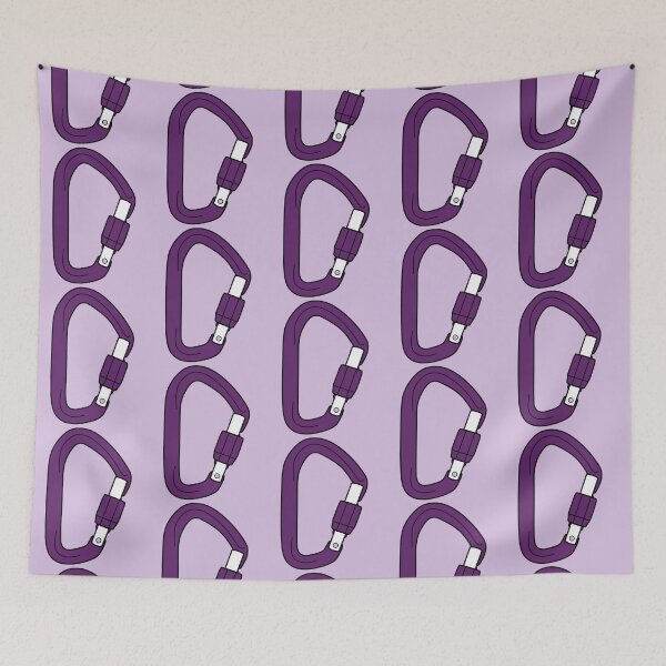 Item preview, Purple Carabiner Lesbian Symbol designed and sold by Sapphic-Charm.