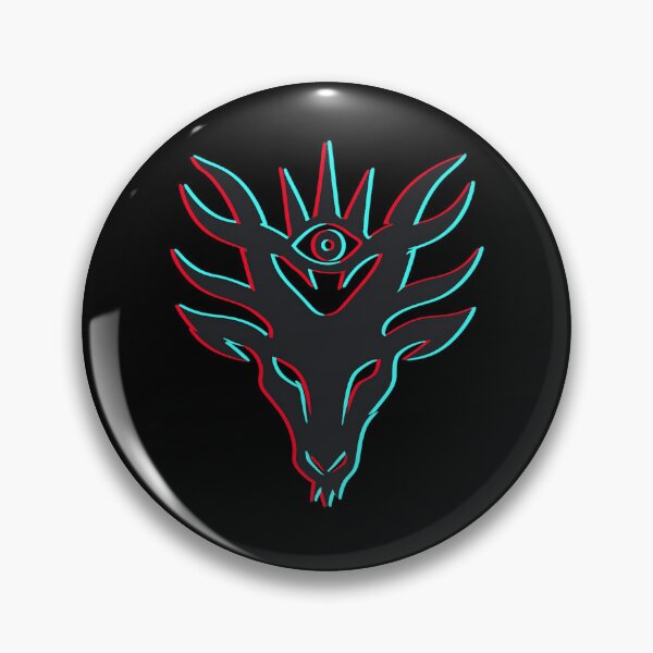Item preview, Third Eye Ram Skull | Occult Vision Sigil designed and sold by Goth Boy Gang.