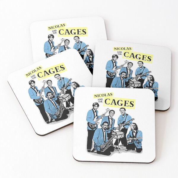 Item preview, Nicolass And The Cagess (N.ic Ca.ge Band) designed and sold by CMTomlinArt.