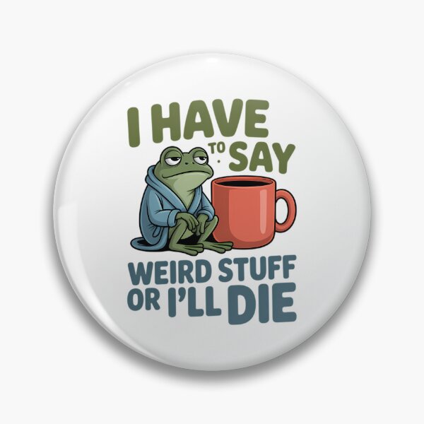 Item preview, Funny Style Silly Vintage Humor Quote Frog 90s designed and sold by JackyEstera.