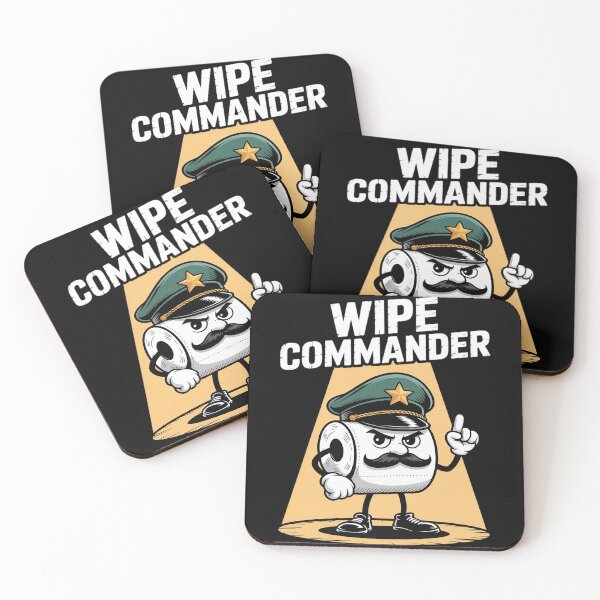 Item preview, Wipe Commander Funny Bathroom Toilet Paper designed and sold by PeteHomenick.