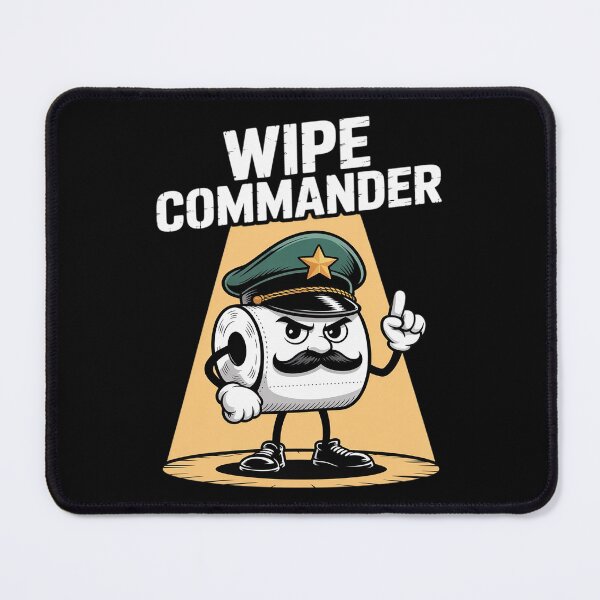 Item preview, Wipe Commander Funny Bathroom Toilet Paper designed and sold by PeteHomenick.