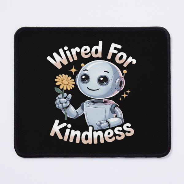 Item preview, Wired For Kindness, Cute Robot Nature designed and sold by PeteHomenick.