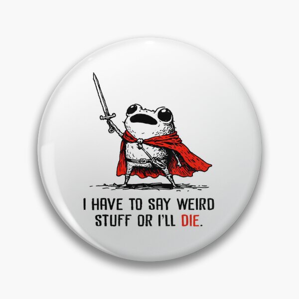 Item preview, Quote Humor Vintage 90s Funny Style Frog Silly designed and sold by JackyEstera.