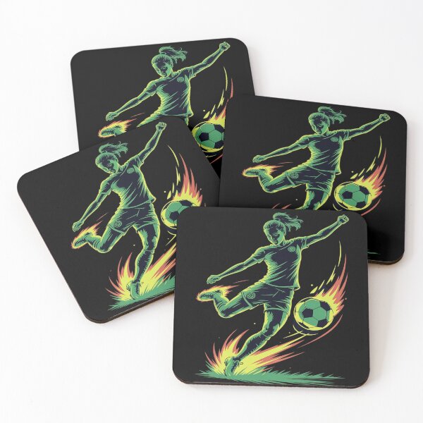 Item preview, Women's Soccer Power Kick Forward Motion Athlete designed and sold by PeteHomenick.
