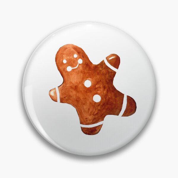 Item preview, Gingerbread Man Watercolor Illustration designed and sold by Kozhyna.