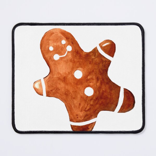 Item preview, Gingerbread Man Watercolor Illustration designed and sold by Kozhyna.