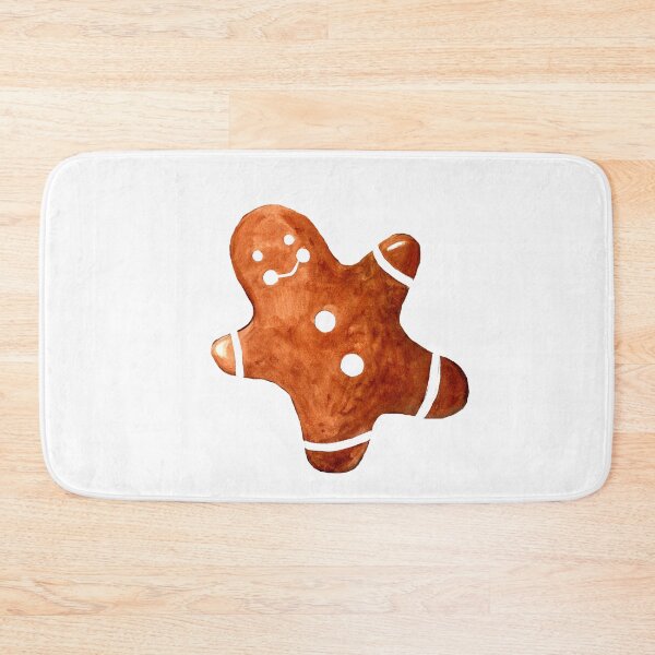 Item preview, Gingerbread Man Watercolor Illustration designed and sold by Kozhyna.