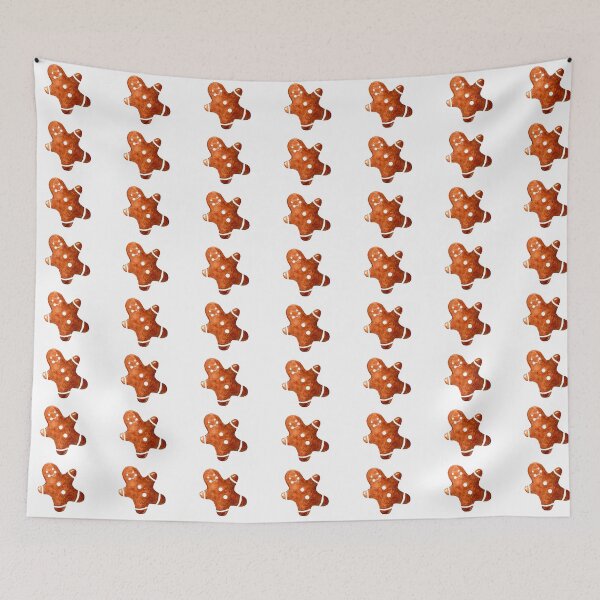 Item preview, Gingerbread Man Watercolor Illustration designed and sold by Kozhyna.