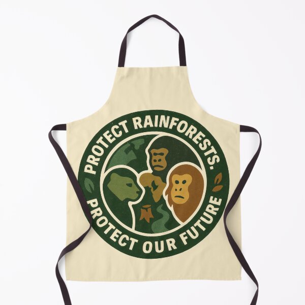 Item preview, Symbolic Wildlife Logo Urging Action for Rainforest and Future Protection designed and sold by SplashTastic.