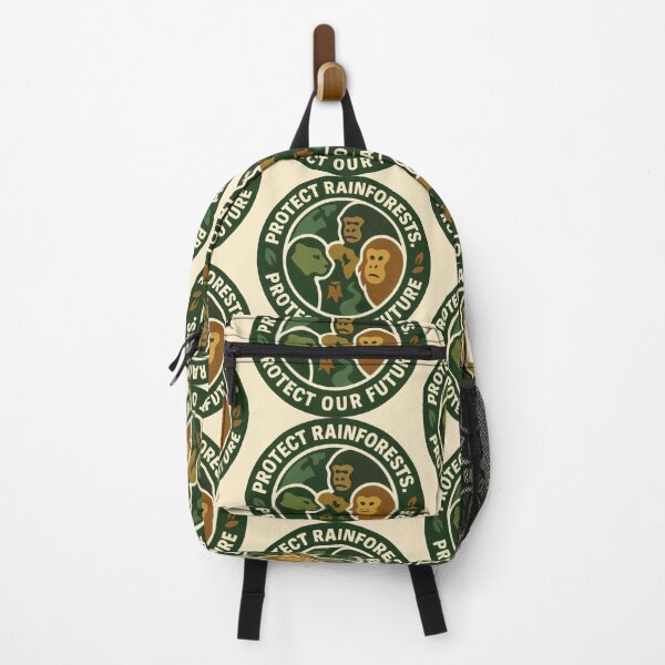 Item preview, Symbolic Wildlife Logo Urging Action for Rainforest and Future Protection designed and sold by SplashTastic.