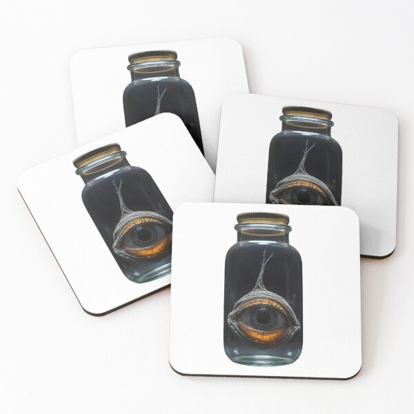 Item preview, The Oracle's Eye | Surreal Gothic Specimen in a Glass Jar designed and sold by Maldives-Art.