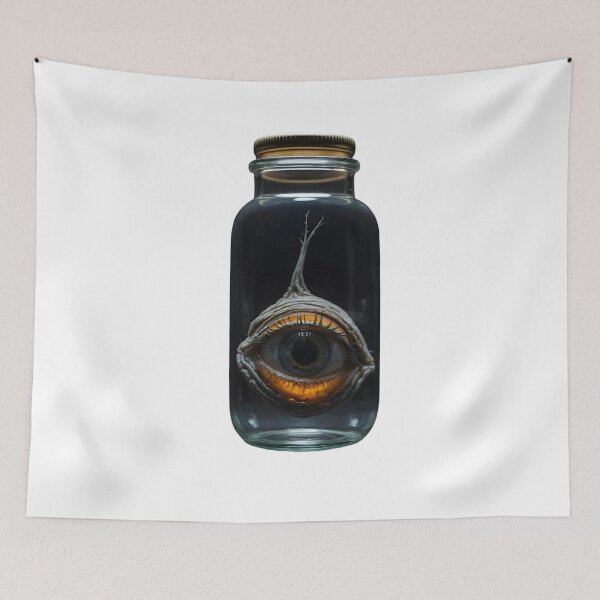 Item preview, The Oracle's Eye | Surreal Gothic Specimen in a Glass Jar designed and sold by Maldives-Art.
