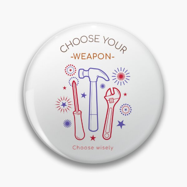 Item preview, Choose Your Weapon, Choose Wisely – Hammer, Screwdriver, and Spanner Design for DIY Lovers designed and sold by Ani-24.
