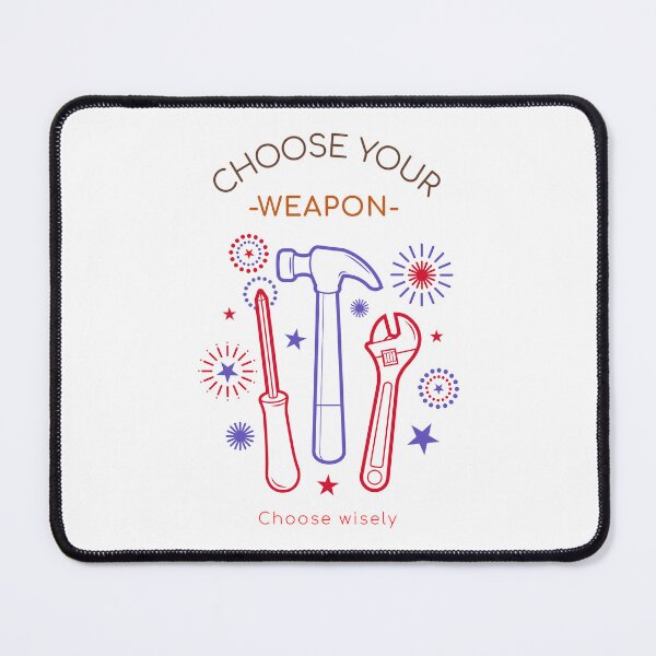 Item preview, Choose Your Weapon, Choose Wisely – Hammer, Screwdriver, and Spanner Design for DIY Lovers designed and sold by Ani-24.