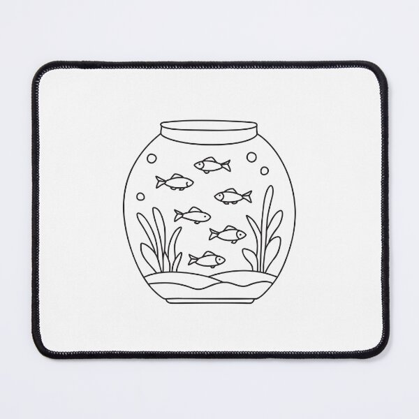 Item preview, Tetras darting between plants in aquarium water designed and sold by rasagamastore.
