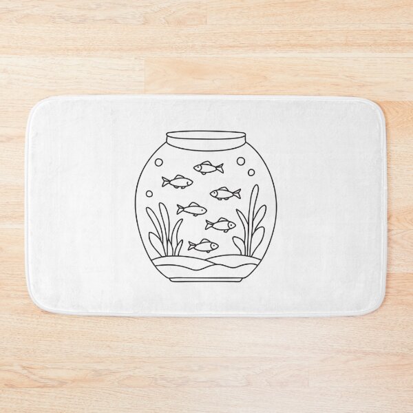 Item preview, Tetras darting between plants in aquarium water designed and sold by rasagamastore.