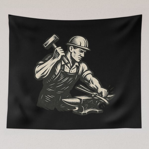 Item preview, Vintage Ironworker designed and sold by Prints-by-Olaf.